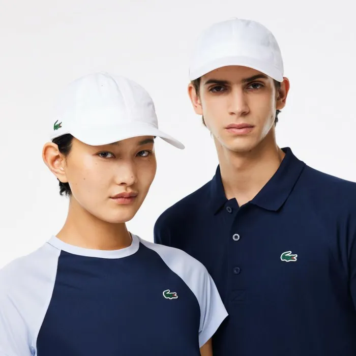 Caps and Hats Men Lacoste Men039s Sport Lightweight Cap White 001