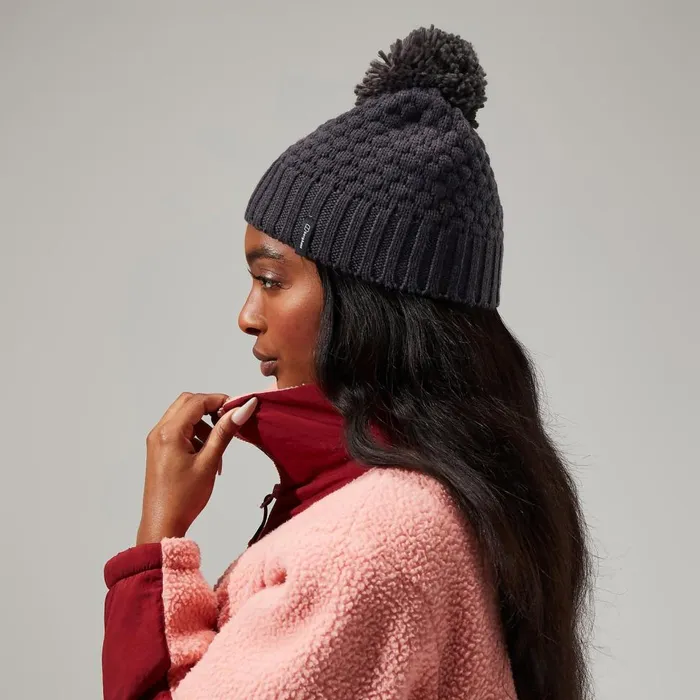 Caps and Hats MenWomen Berghaus EDO Bobble Beanie 8211 Grey Caps and Hats MenWomen Berghaus EDO Bobble Beanie 8211 Grey