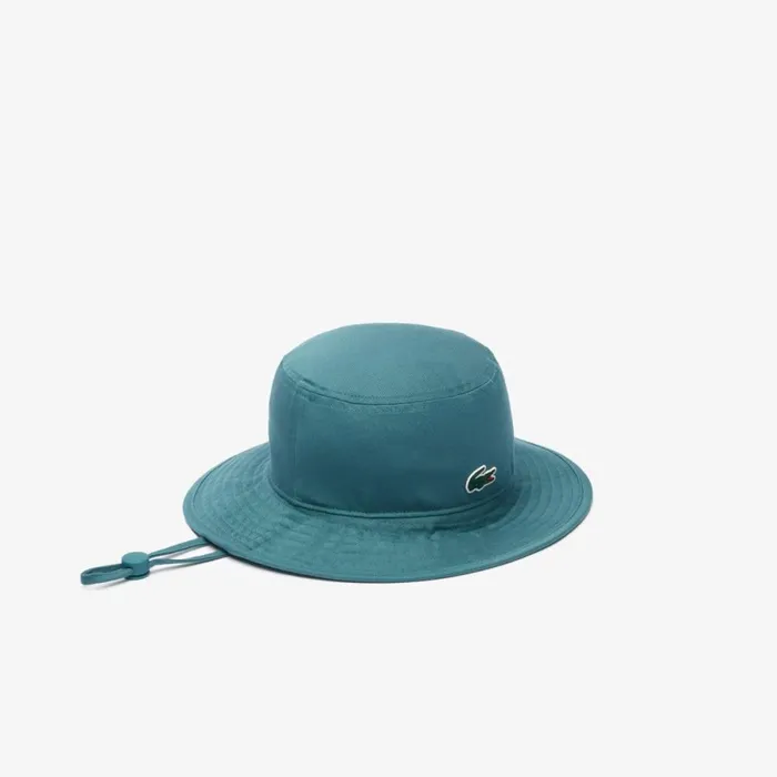 Caps and Hats MenWomen Lacoste Unisex Miami Open Edition Sport Bucket Hat Hydro Blue Iy4
