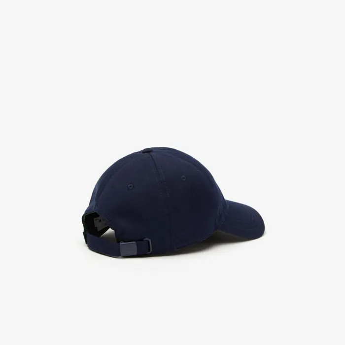 Caps and Hats MenWomen Lacoste Unisex Organic Cotton Twill Cap Navy Blue 166