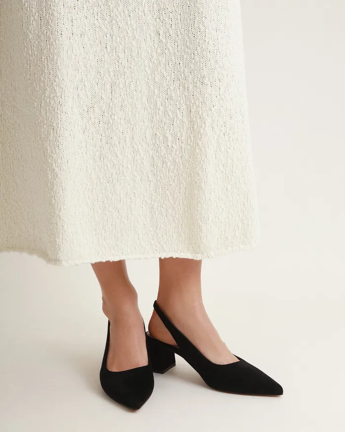 Cara low heels black suede Women LOW HEELS jomercer Cara low heels black suede Women LOW HEELS jomercer