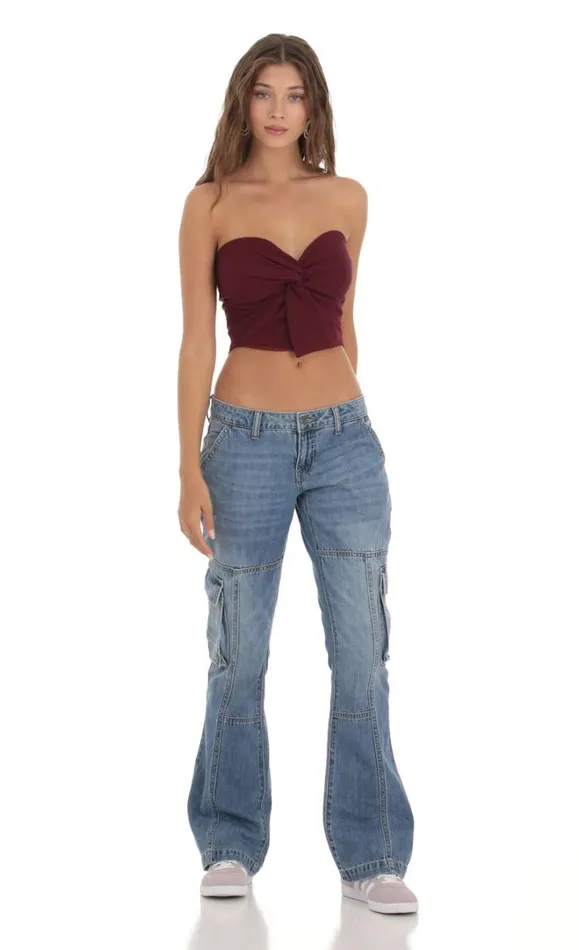 Cargo Jeans Denim Women LUCY IN THE SKY Jeans