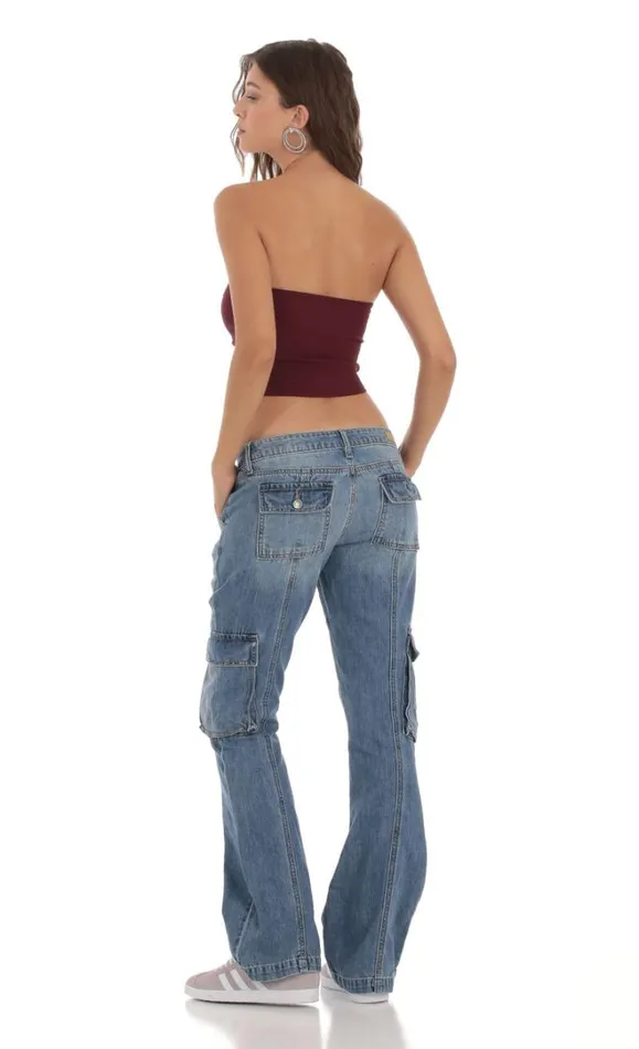 Cargo Jeans Denim Women LUCY IN THE SKY Jeans