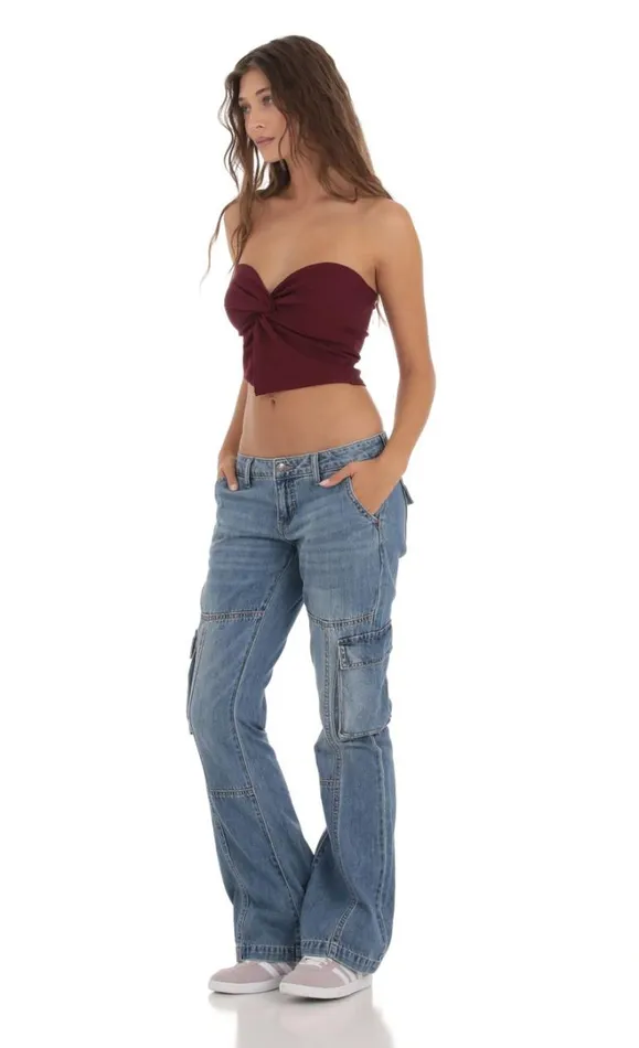 Cargo Jeans Denim Women LUCY IN THE SKY Jeans