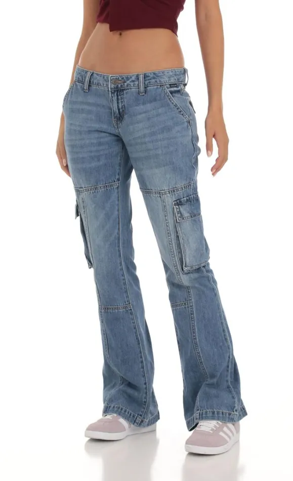 Cargo Jeans Denim Women LUCY IN THE SKY Jeans