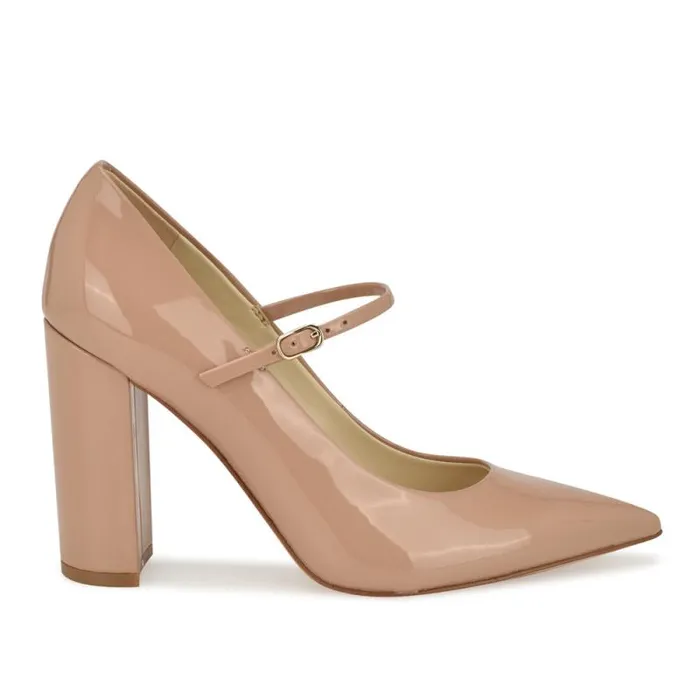 Carlien Mary Jane Pumps Natural Patent Women Nine West Heels