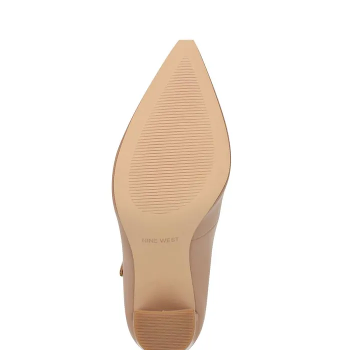 Carlien Mary Jane Pumps Natural Patent Women Nine West Heels Carlien Mary Jane Pumps Natural Patent Women Nine West Heels