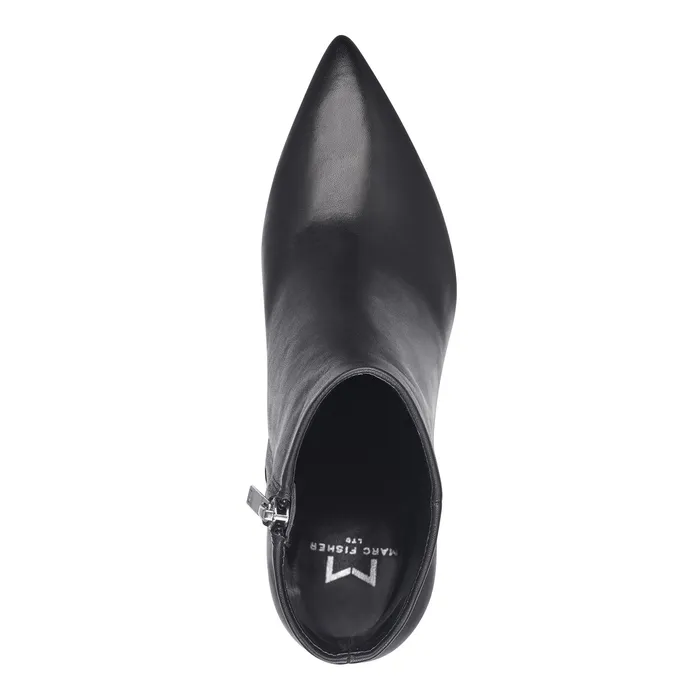 Casual Boots Jarli Pointy Ankle Bootie Black Leather 8211 Marc Fisher Women