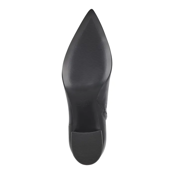 Casual Boots Jarli Pointy Ankle Bootie Black Leather 8211 Marc Fisher Women