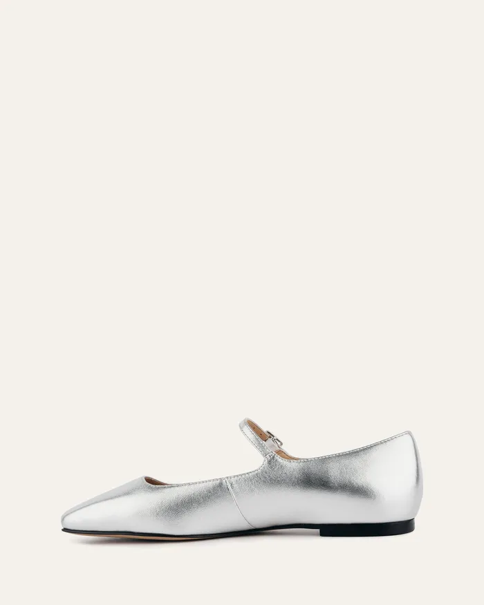 CASUAL Serenity casual flats silver leather 8211 jomercer Women CASUAL Serenity casual flats silver leather 8211 jomercer Women