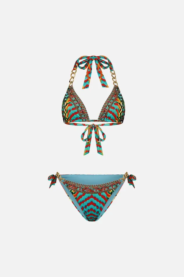 CHAIN TRIM TRI BIKINI DESERT VISIONS Desert Visions Womens Camilla Bikinis
