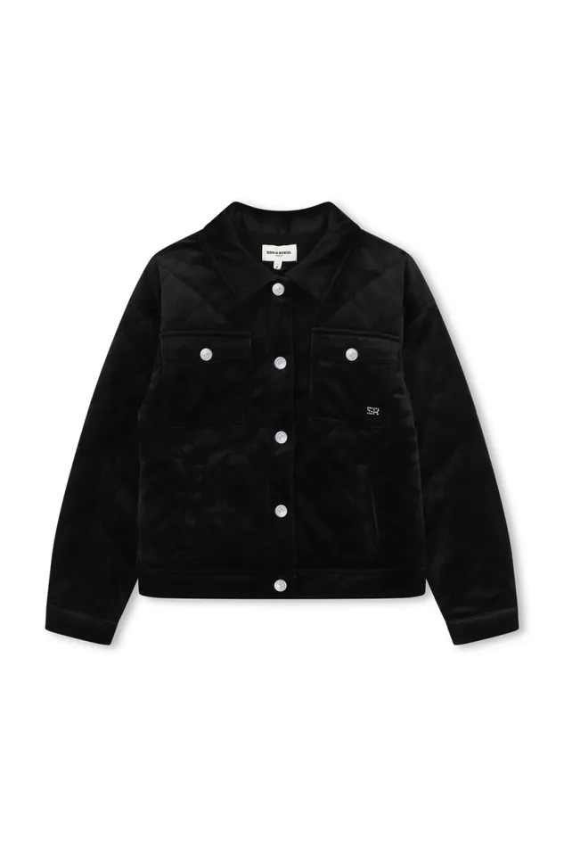 Children Velvet Jacket Black Black Sonia Rykiel Children