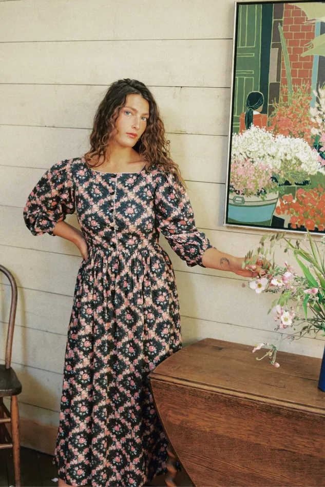 Christy Dawn The Anastasia Dress Night Rose Lattice Women Dresses Christy Dawn The Anastasia Dress Night Rose Lattice Women Dresses