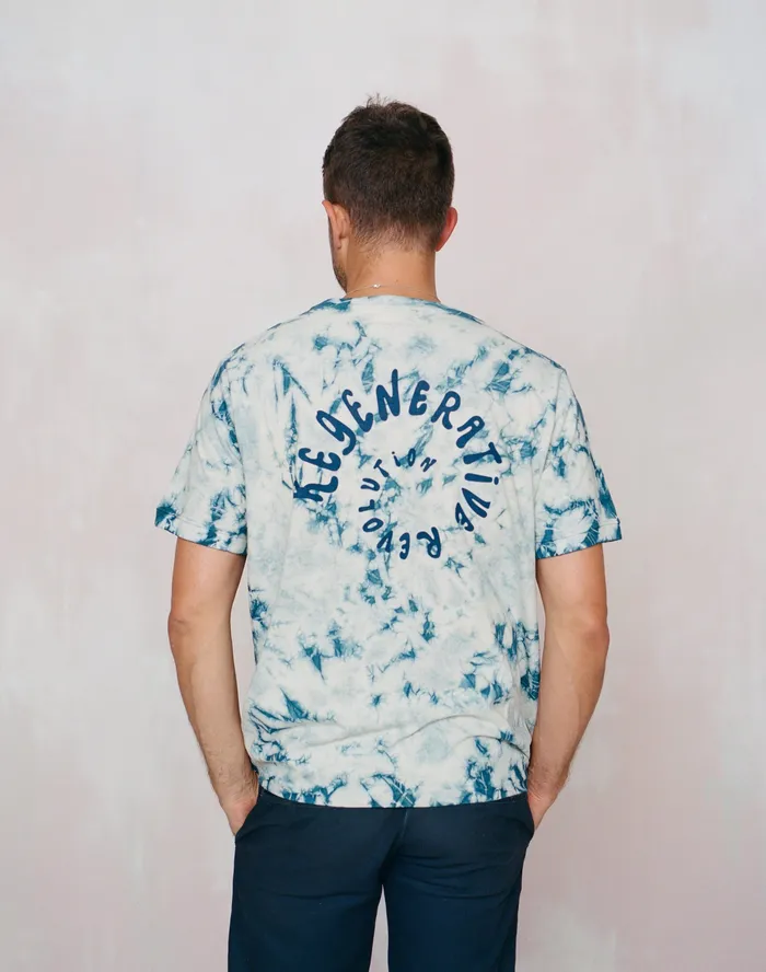 Christy Dawn The Regenerative Tee Indigo Tie Dyed Women Tops and Blouses Christy Dawn The Regenerative Tee Indigo Tie Dyed Women Tops and Blouses