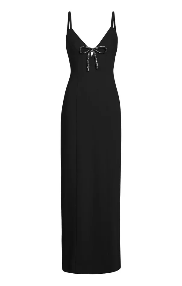 Cinq Sept Adele Gown Black Women Cocktail and Evening