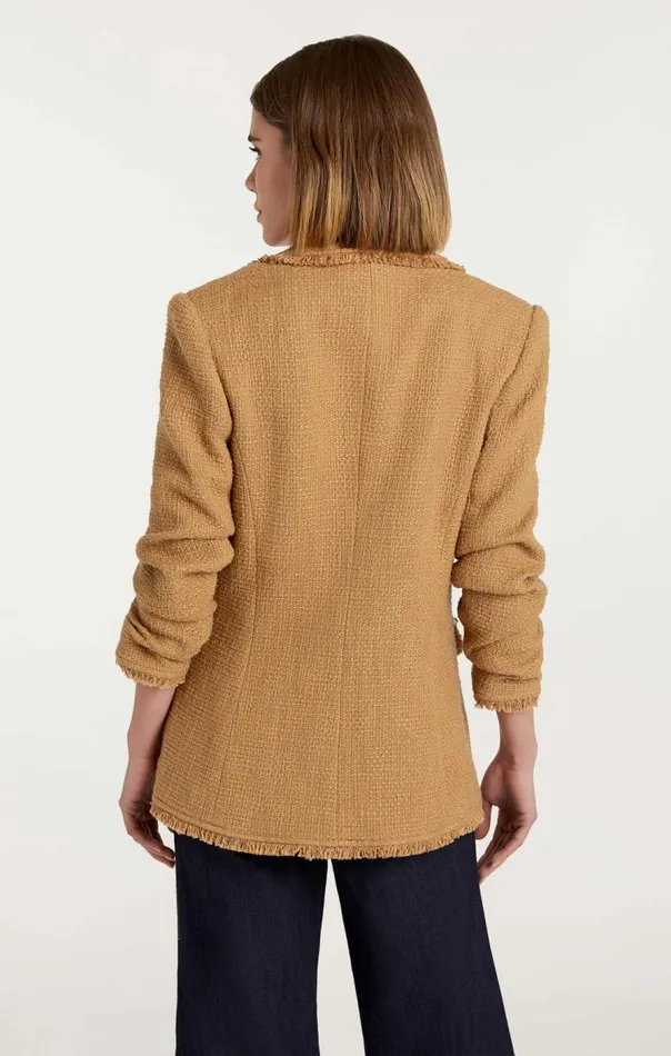 Cinq Sept Boucle Khloe Blazer Sahara Women Blazers