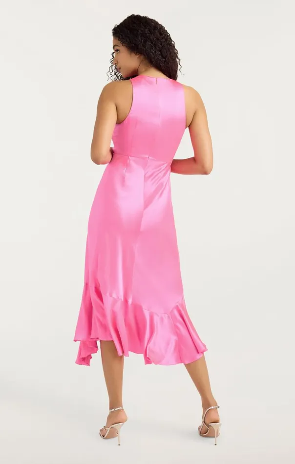 Cinq Sept Cates Dress Electricpink Women Midi