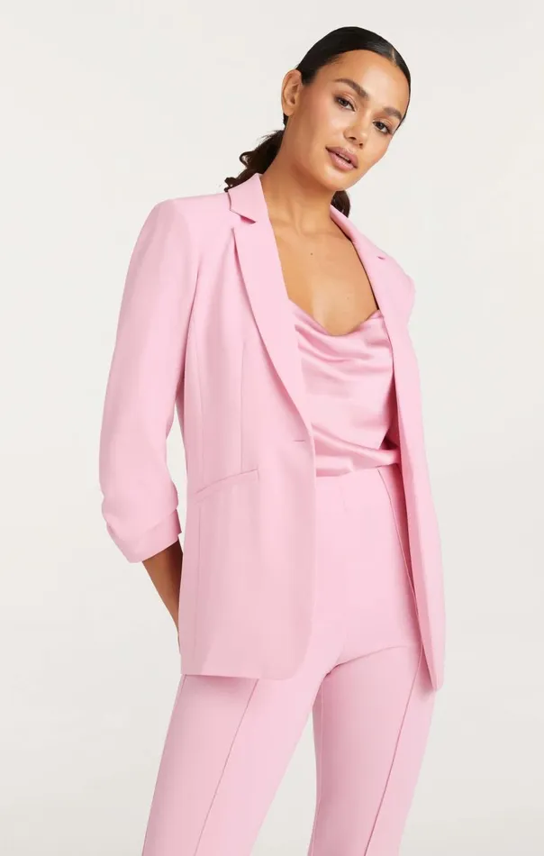Cinq Sept Crepe Khloe Blazer Venuspink Women Blazers
