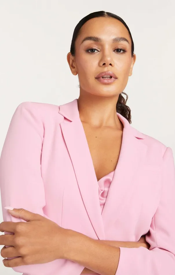 Cinq Sept Crepe Khloe Blazer Venuspink Women Blazers