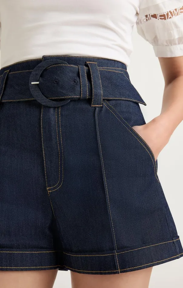 Cinq Sept Denim Aldi Short Indigo Women Shorts