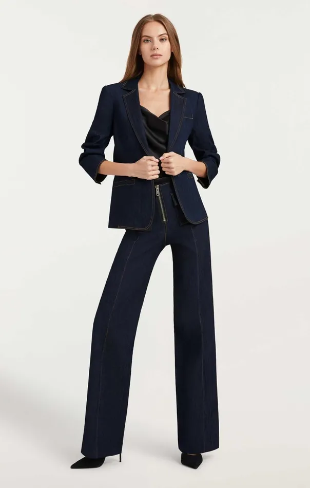 Cinq Sept Denim Khloe Blazer Indigo Women Blazers