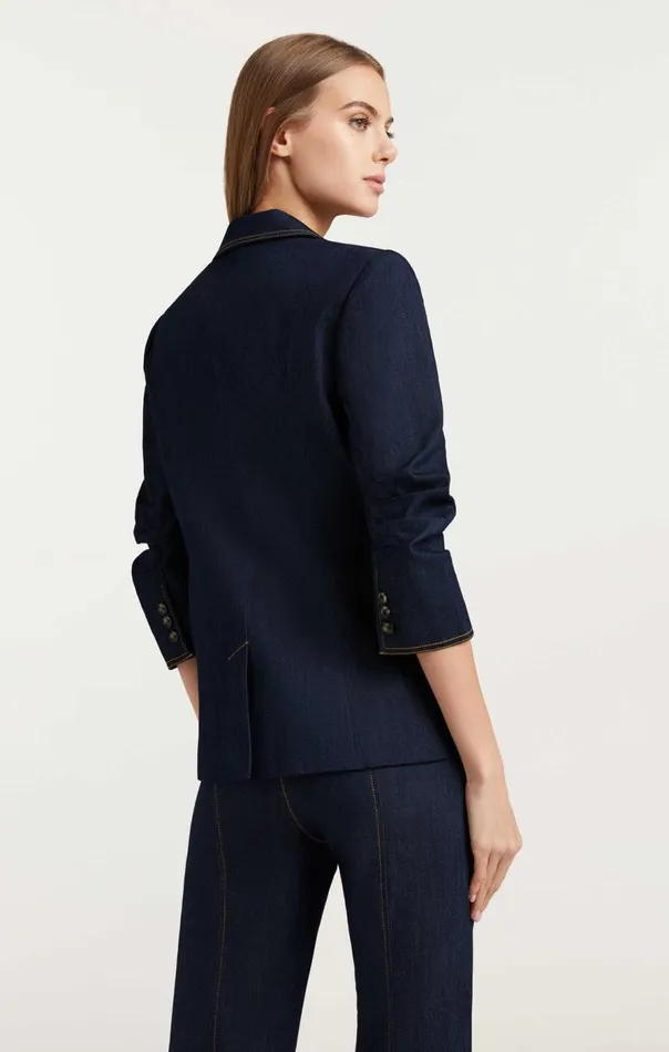Cinq Sept Denim Khloe Blazer Indigo Women Blazers