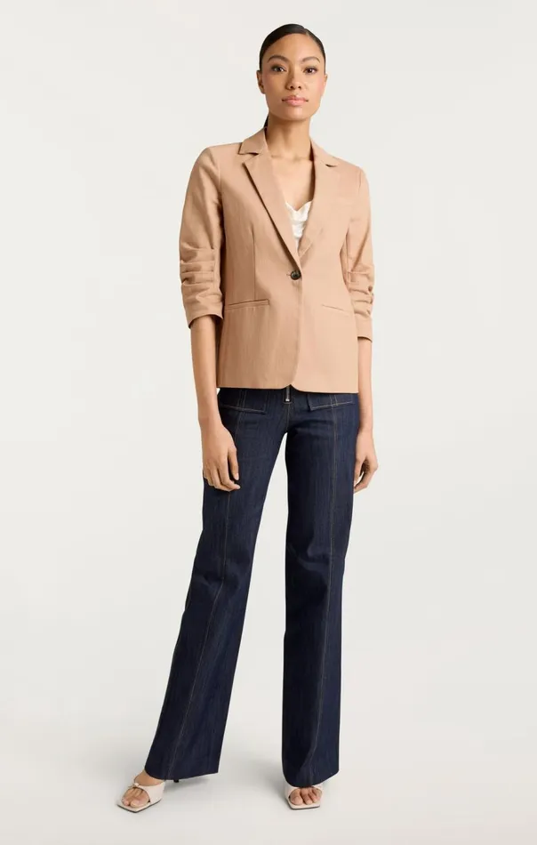 Cinq Sept Denim Khloe Blazer Sahara Women Jackets