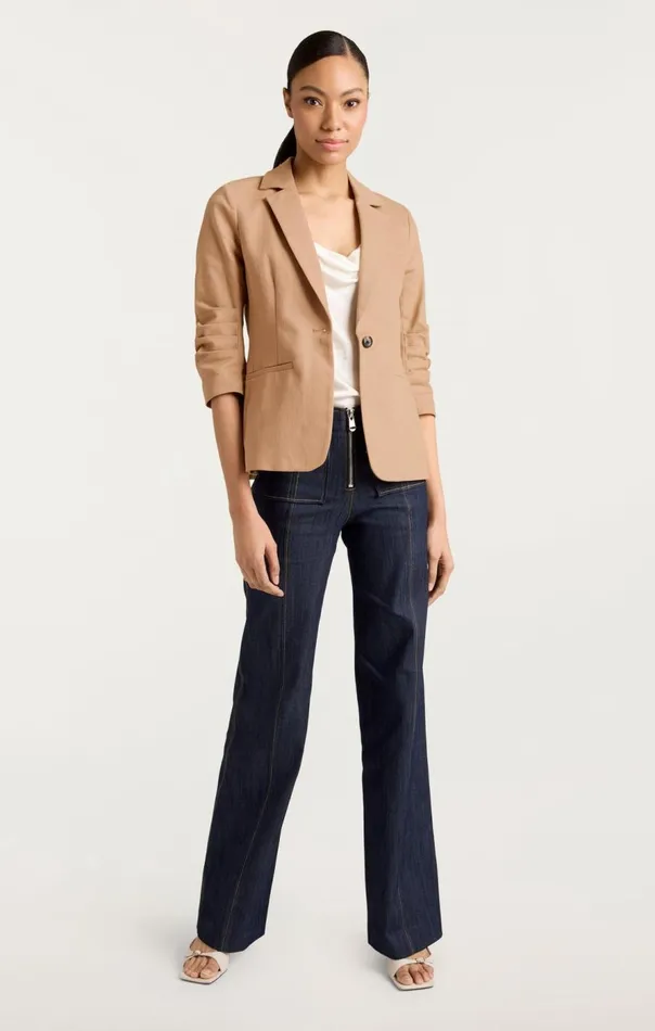 Cinq Sept Denim Khloe Blazer Sahara Women Jackets
