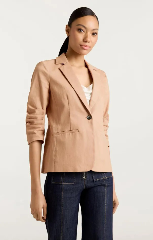 Cinq Sept Denim Khloe Blazer Sahara Women Jackets