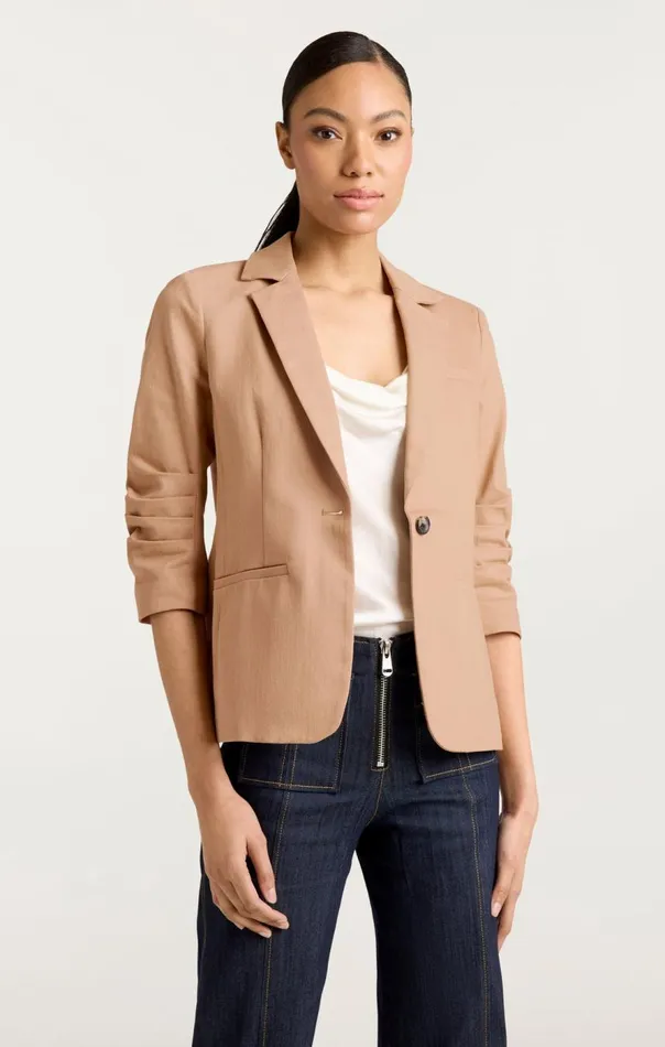 Cinq Sept Denim Khloe Blazer Sahara Women Jackets