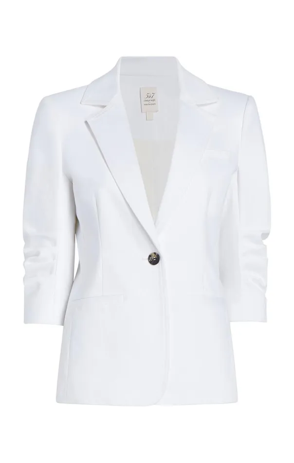 Cinq Sept Denim Khloe Blazer White Women Denim