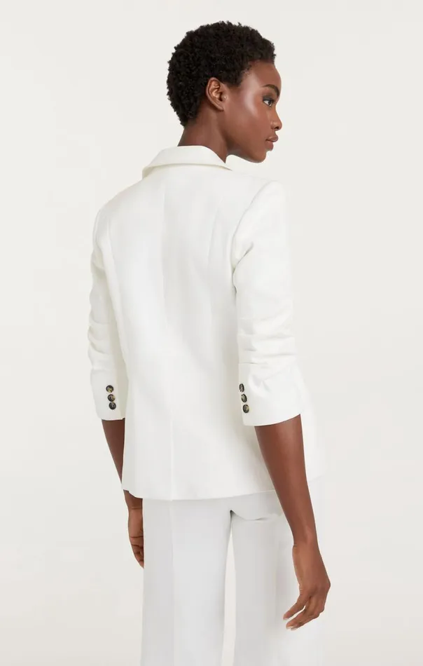 Cinq Sept Denim Khloe Blazer White Women Denim