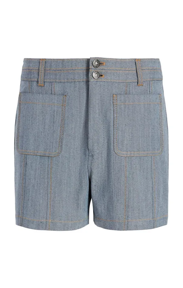 Cinq Sept Dorothea Short Lightindigo Women Denim