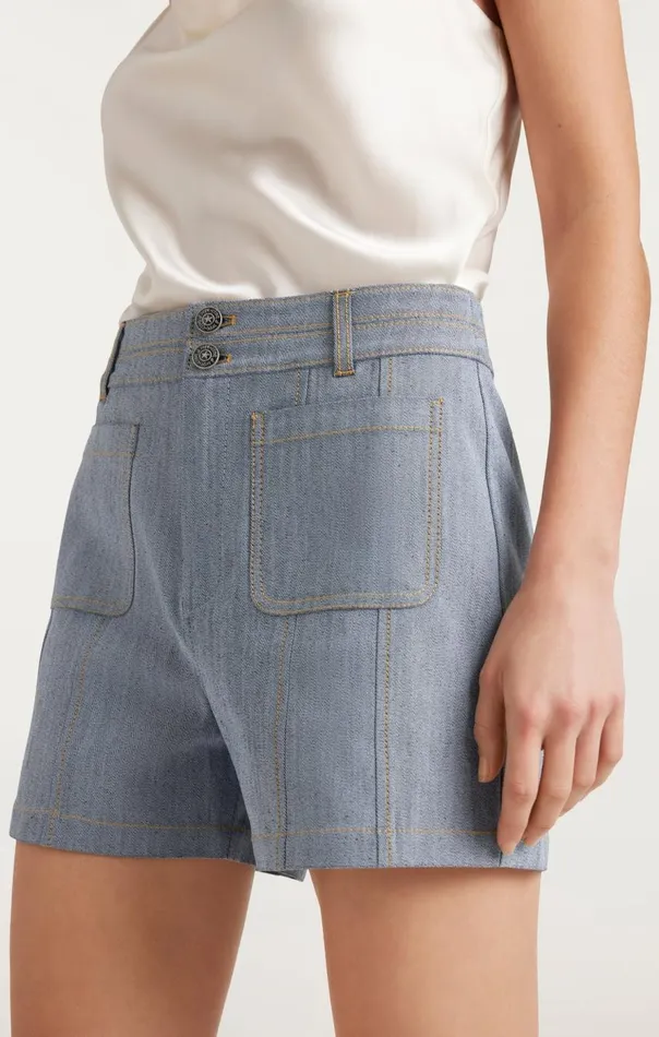 Cinq Sept Dorothea Short Lightindigo Women Denim