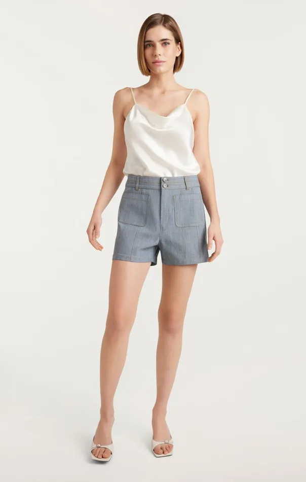 Cinq Sept Dorothea Short Lightindigo Women Denim