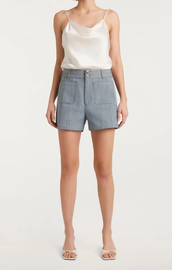 Cinq Sept Dorothea Short Lightindigo Women Denim
