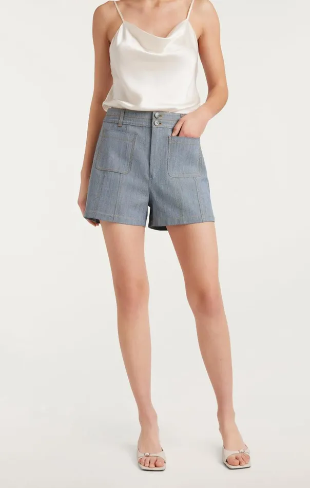 Cinq Sept Dorothea Short Lightindigo Women Denim