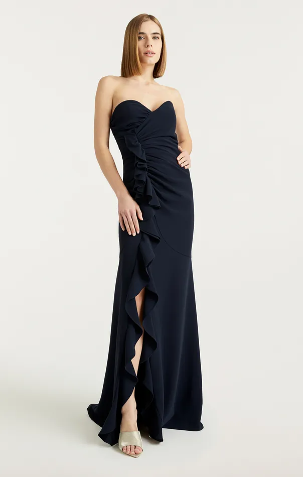 Cinq Sept Hyde Gown Navy Women Cocktail and Evening