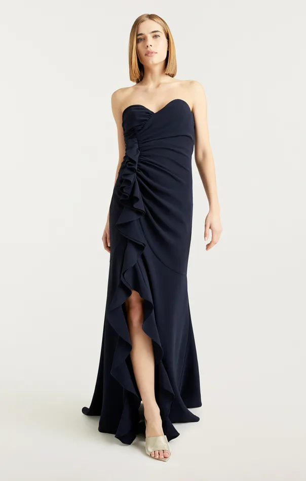 Cinq Sept Hyde Gown Navy Women Cocktail and Evening