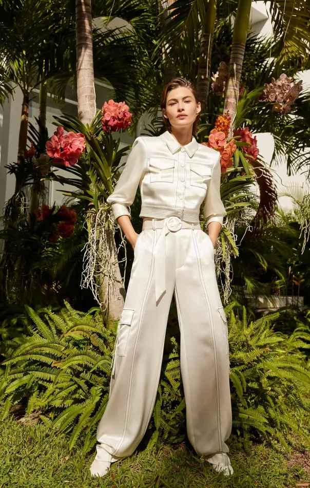 Cinq Sept Jenson Pant Ivoryblack Women Pants