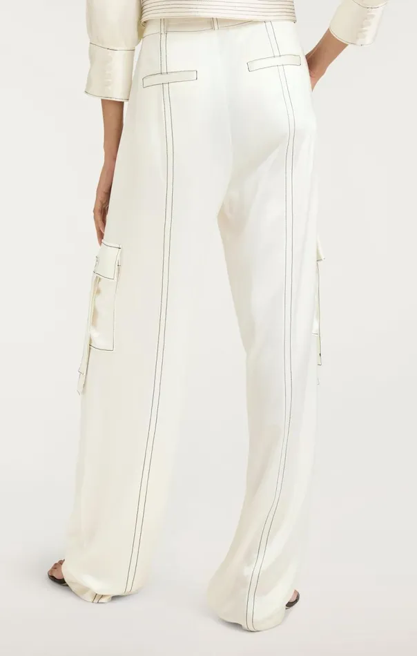 Cinq Sept Jenson Pant Ivoryblack Women Pants