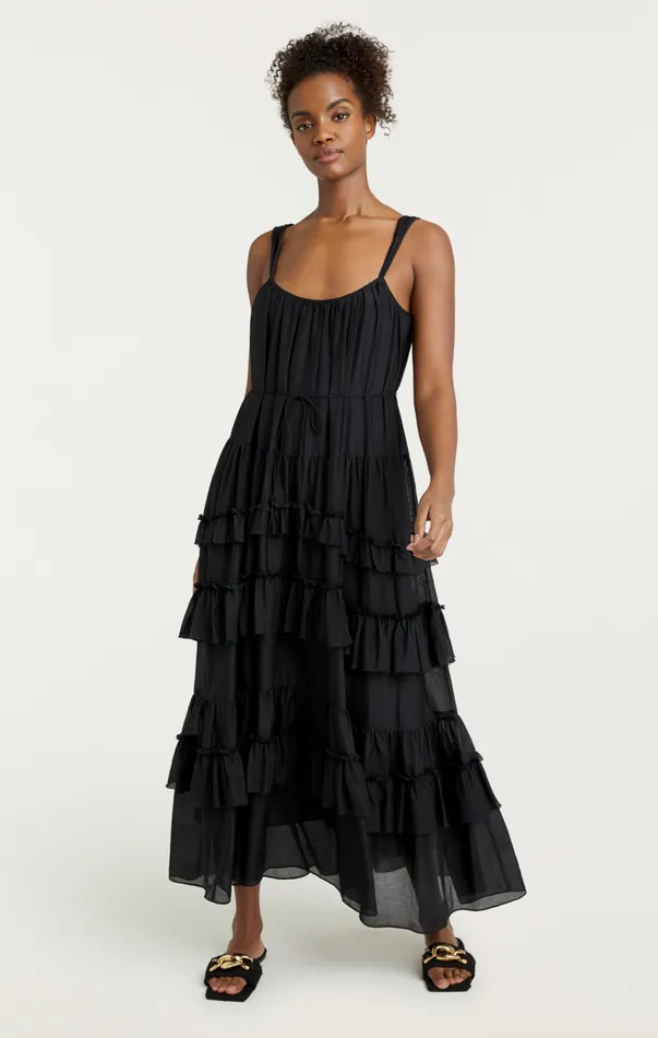 Cinq Sept Kandra Dress Black Women Midi