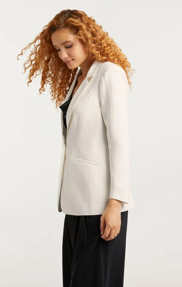 Cinq Sept Karlie Blazer Ivory Women Blazers