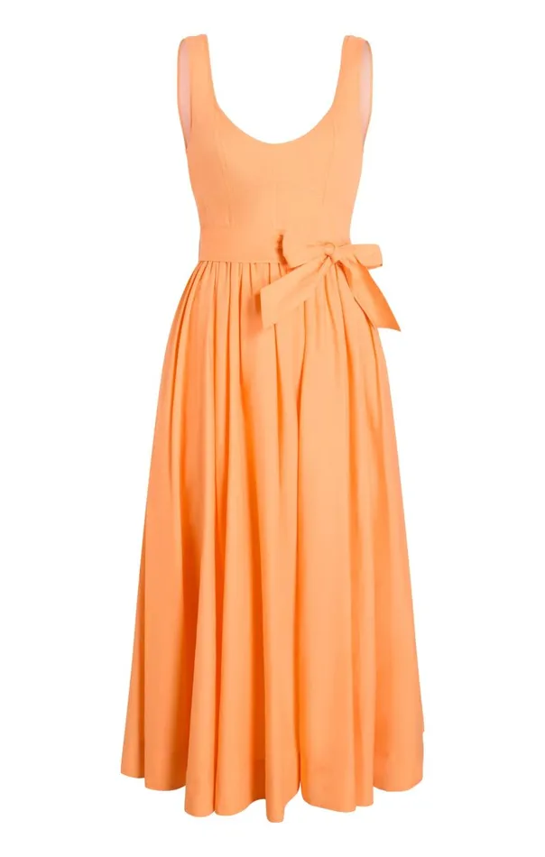 Cinq Sept Kilah Dress Marmalade Women Midi