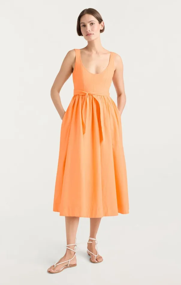 Cinq Sept Kilah Dress Marmalade Women Midi
