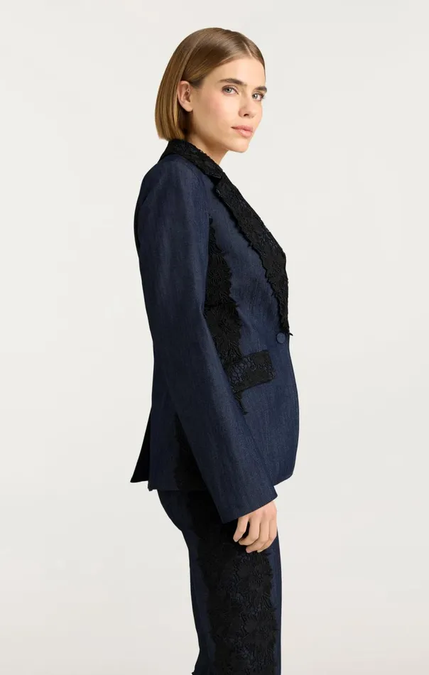 Cinq Sept Laney Jacket Indigo Women Blazers