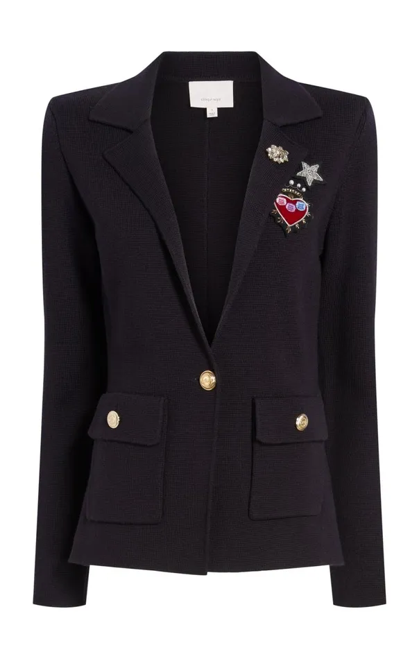 Cinq Sept Laynee Blazer Navy Women Blazers