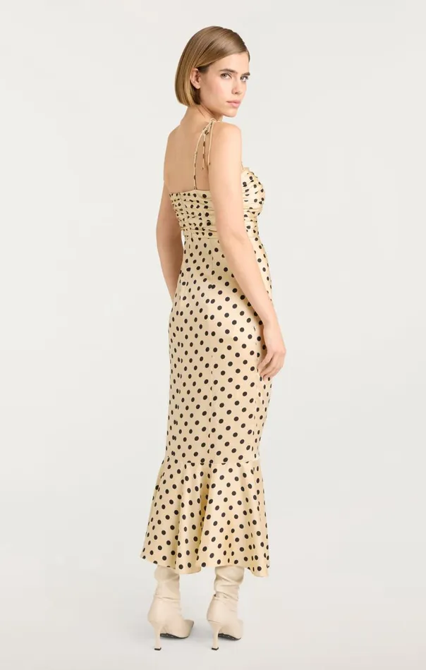 Cinq Sept Mireya Dress Gardeniablack Women Midi