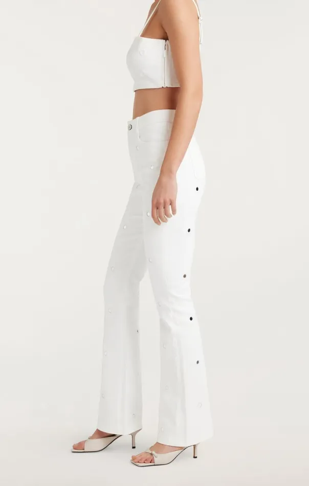 Cinq Sept Mirror Denim Shailene Pant White Women Pants