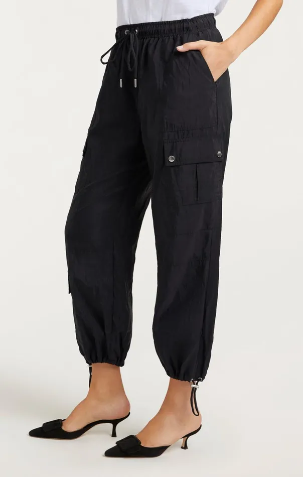 Cinq Sept Nitsan Parachute Pant Black Women Pants